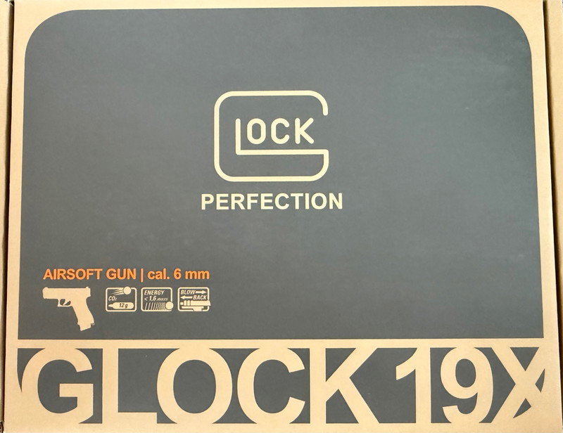 Imagen 1 de Glock 19X - Airsoft | inkl. 15 Walther CO2 Kapseln
