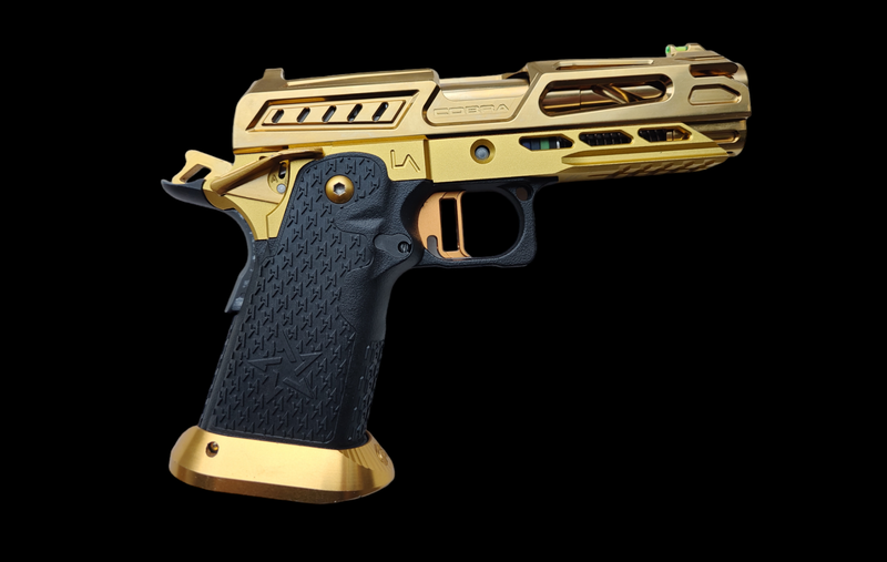 Afbeelding 1 van Hi capa 4.3 full custom Cobra Chrome gold