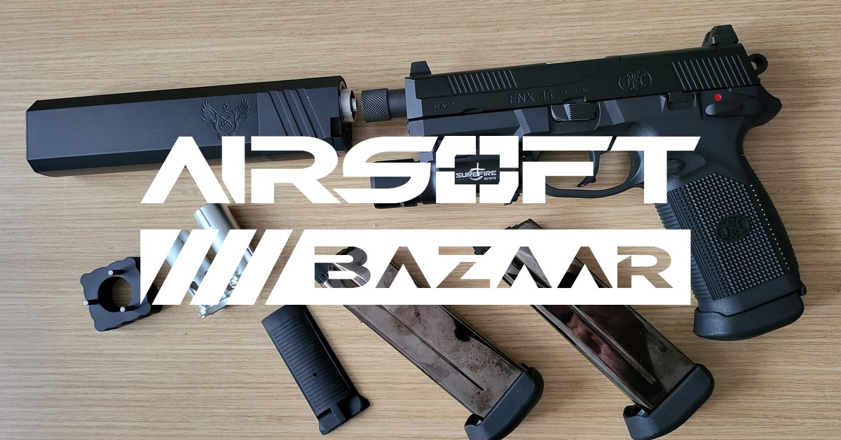 FNX-45 TACTICALセット Tokyo Marui FNX-45 Tactical GBB Airsoft Pistol TableTop