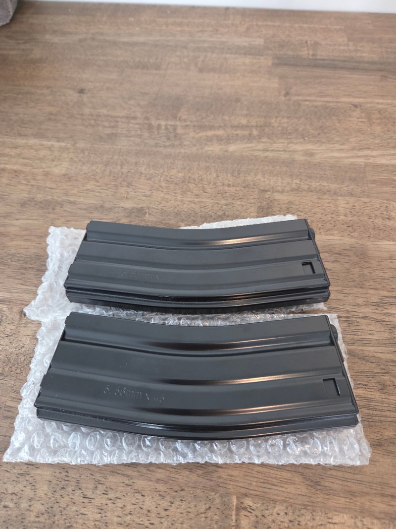 Image 1 pour 2 x G and G Hicap Magazines 450 BBs M4 M16 Black