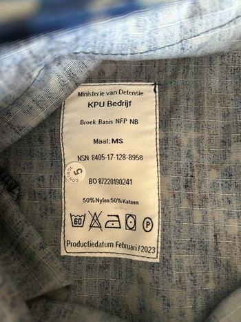 Bild 3 für NFP marine broek origineel