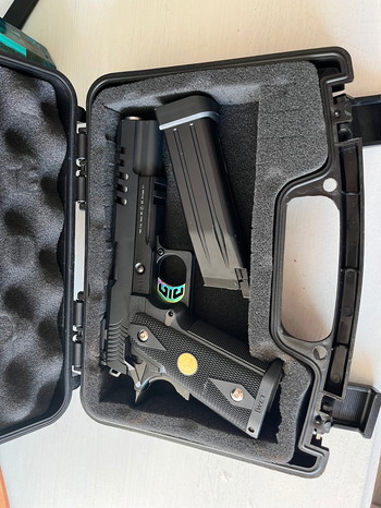 Image 3 for Double Eagle M908A AR15 met mosfet perun v2 en een Hi-capa WE Tech met upgrades