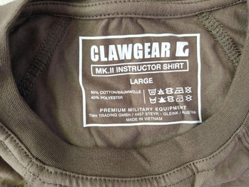 Afbeelding 2 van Clawgear instructor mk2 combat shirt, maat L