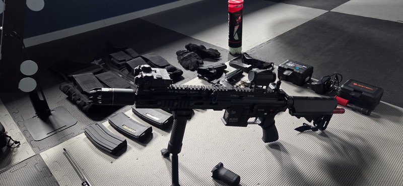 Image 1 for Tokyo Marui HK416 Delta + Hi-Capa 5.1 COMPLETE AIRSOFT SET (TOPSTAAT