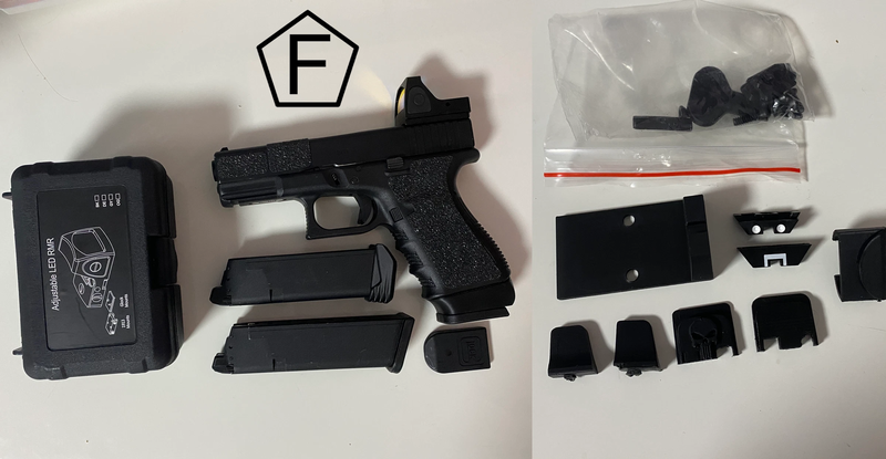 Image 1 for VFC Glock 19 - Gen. 3 F-Mark (G19) - Glock 17 / 45 Magazines + RMR + Accessories