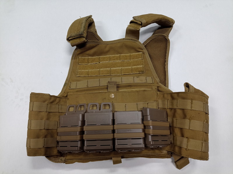 Image 1 for Coyote vest/plate carrier