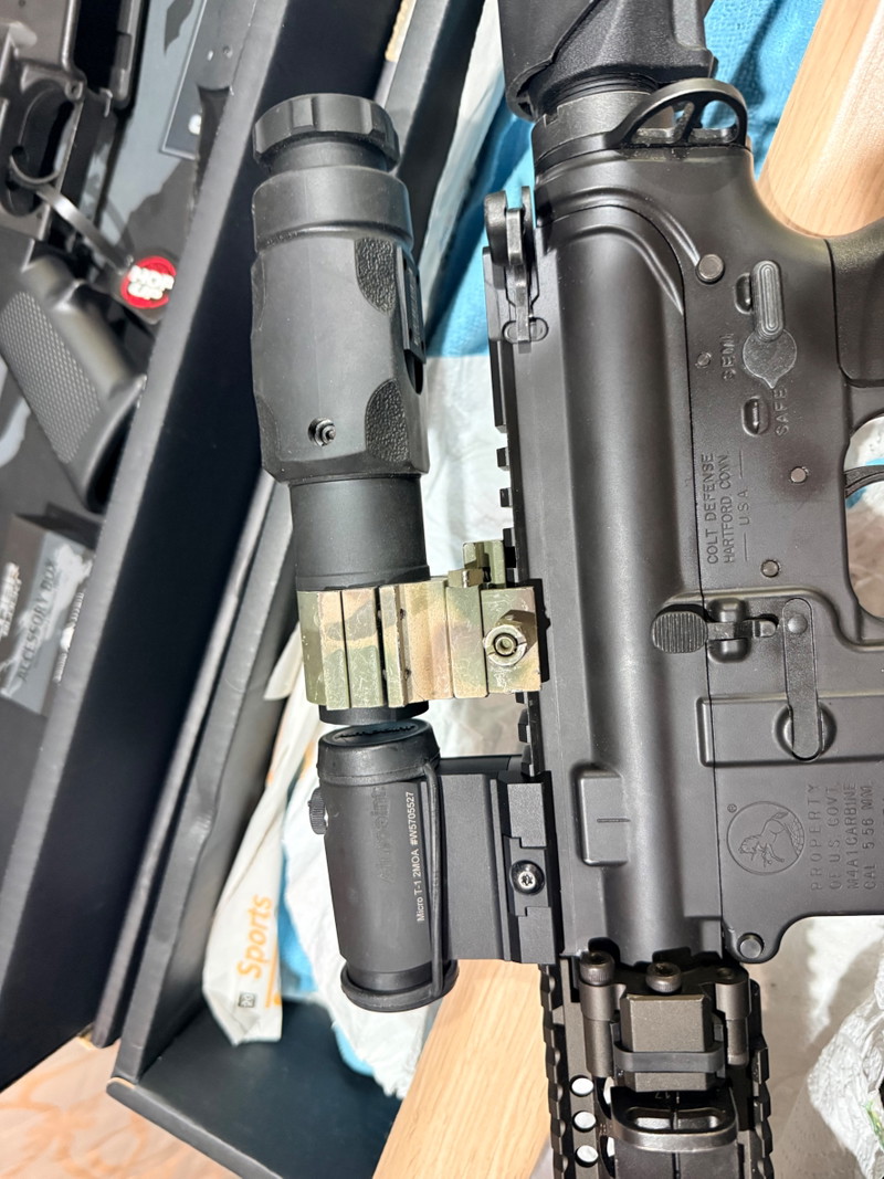 Image 1 for Real aimpoint T1 plus spec precision 6x magnifier