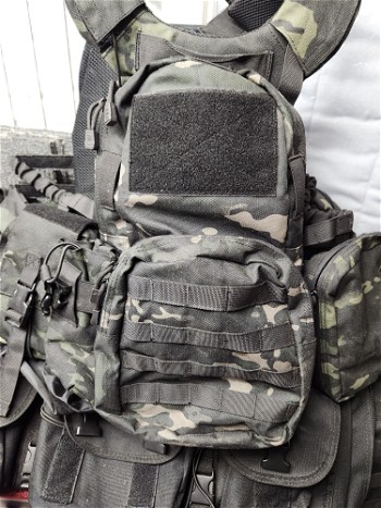 Afbeelding 2 van multicam black vest met diverse pouches