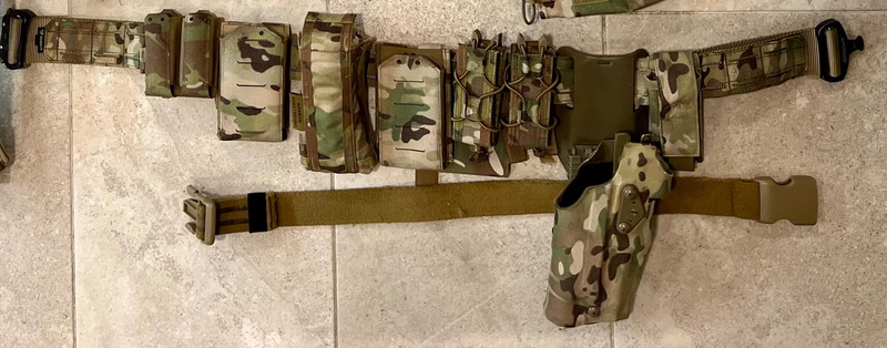 Image 1 pour Idogear tactical lasercut molle belt with Warrior Assault gear!