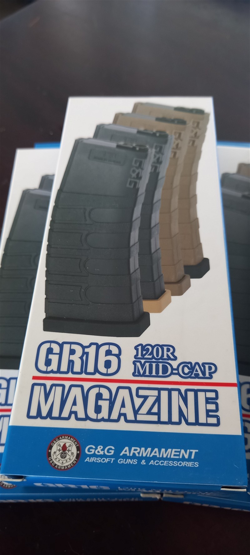 Image 1 for 5x G&G (GR16 Tan magazijnen 120rds