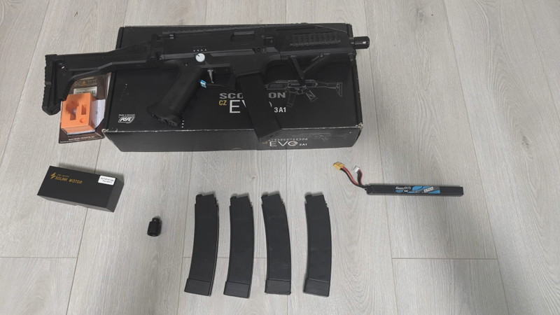 Bild 1 für FULLY UPGRADED  ! Brushless Scorpion Evo Aeg