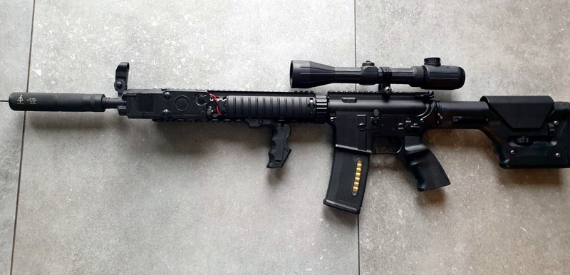 Image 1 for AR15 geupgrade met swiss arms scope