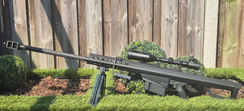 Afbeelding 2 van BARRETT M82A1 SNOW WOLF FULL METAL 6MM AIRSOFT