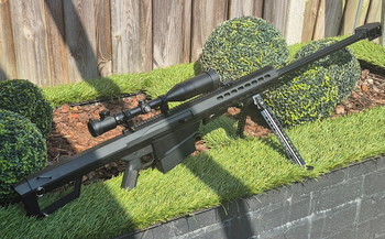 Afbeelding 3 van BARRETT M82A1 SNOW WOLF FULL METAL 6MM AIRSOFT