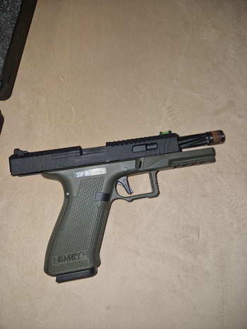 Afbeelding 2 van SSP18 | Gas Blowback Pistol | Green | Novritsch