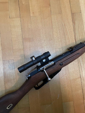 Afbeelding 2 van PPS Mosin Nagant, Gas no blowback, real wood, scope