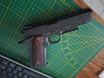 Image 2 pour KWC Railgun met checkered echt houten kolfplaten