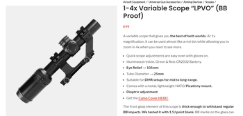 Afbeelding 5 van 1 4x Variable Novritsch Scope