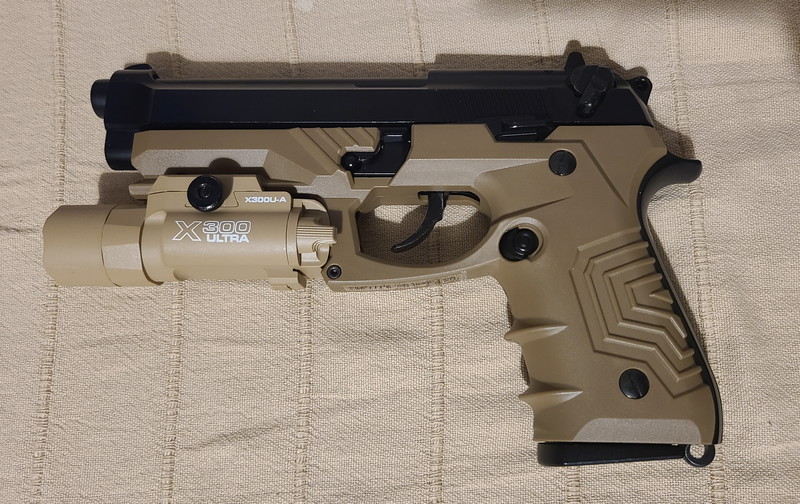 Imagen 1 de M9 Tactical Pistole Full Metall GBB