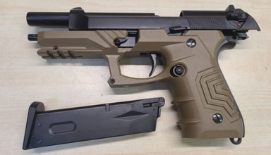 Image pour M9 Tactical Pistole Full Metall GBB