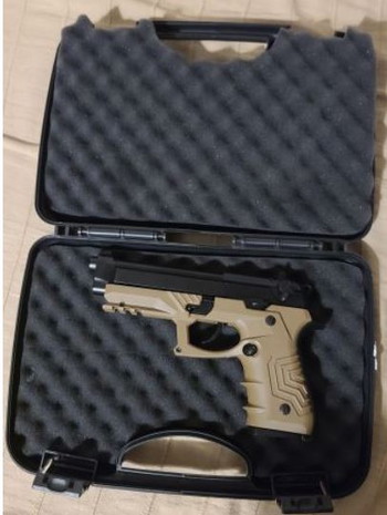 Image 2 pour M9 Tactical Pistole Full Metall GBB