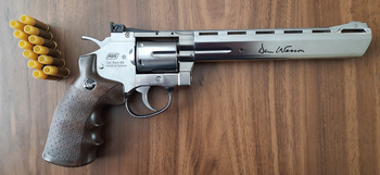 Bild 2 für Dan Wesson 8 inch Chrome revolver, CO2