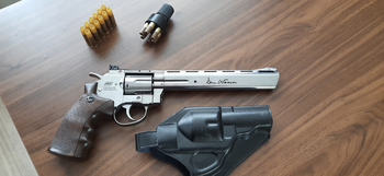 Imagen 4 de Dan Wesson 8 inch Chrome revolver, CO2