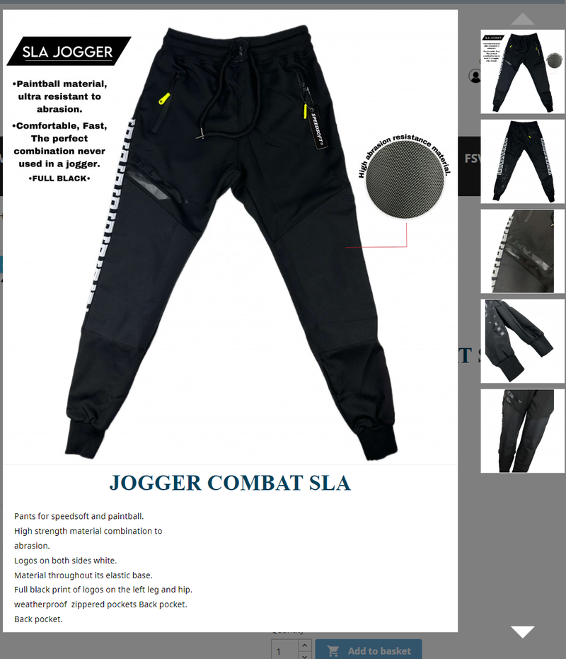 Image 1 for Speedsoft.es Combat Jogger SLA XXL