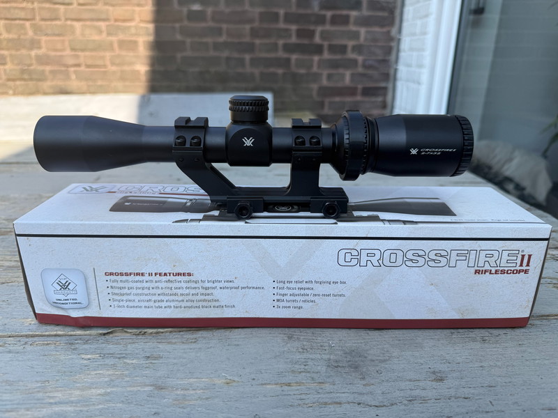Afbeelding 1 van Vortex Crossfire II 2-7x32 Richtkijker Rimfire, V-Plex Dradenkruis (MOA)