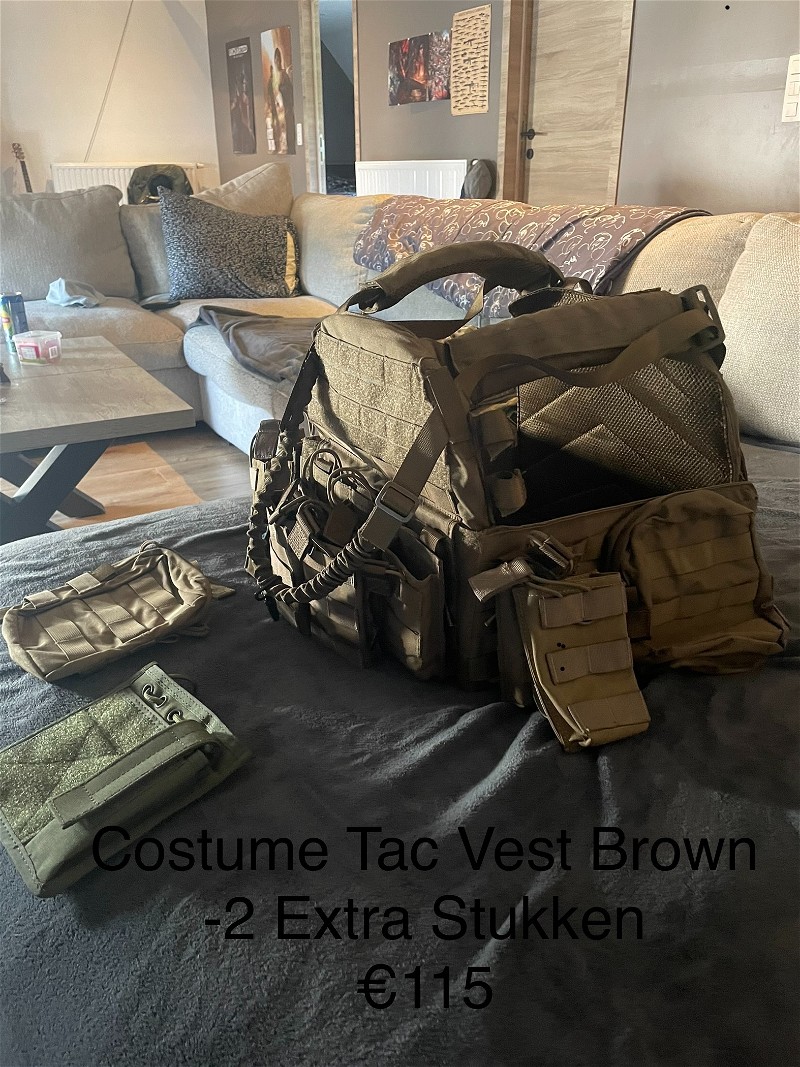 Afbeelding 1 van Costume Tactical Operator Vest Costume remade |  coyote