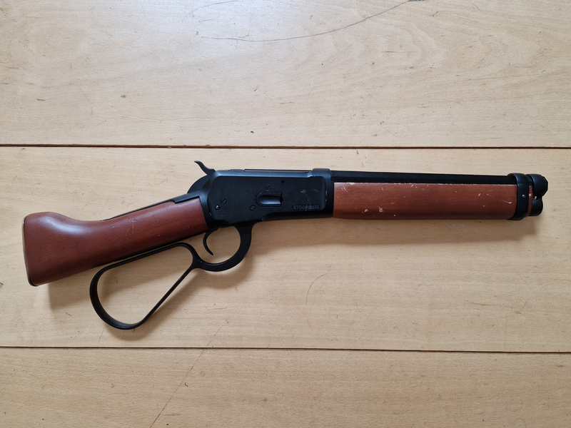 Image 1 for A&K Mares Leg Lever Action Winchester Full Metal/Real Wood