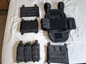 Image for 8Fields plate carrier met verschillende pouches