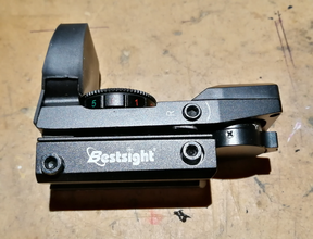 Imagen para bestsight red dot 4 recticals rood groen  11mm dovetail