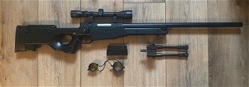 Afbeelding 2 van Sniper L96 EC501D with Bipod and scope black