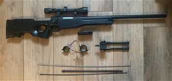 Afbeelding 3 van Sniper L96 EC501D with Bipod and scope black