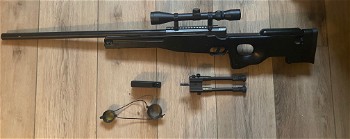 Afbeelding 4 van Sniper L96 EC501D with Bipod and scope black