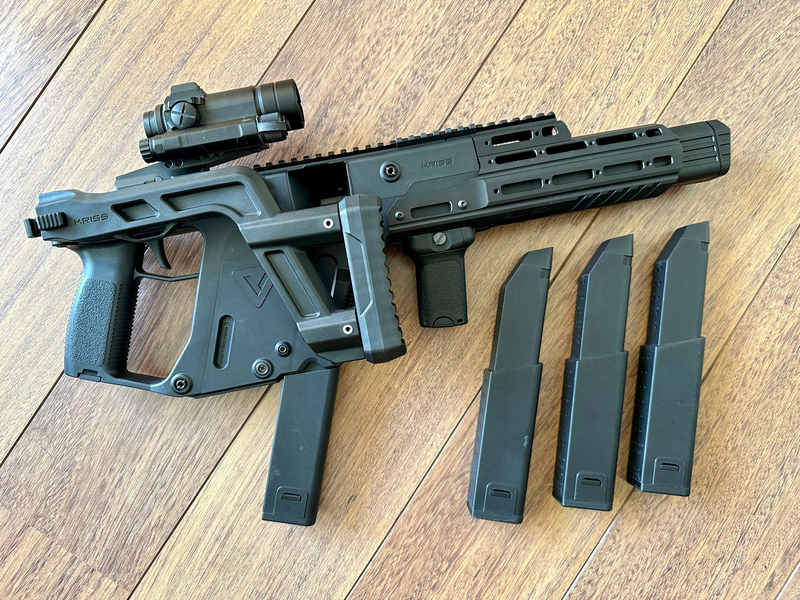 Bild 1 für Krytec Kriss Vector met Acetech VIK RIS , Thor supressor en Bifrost tracer