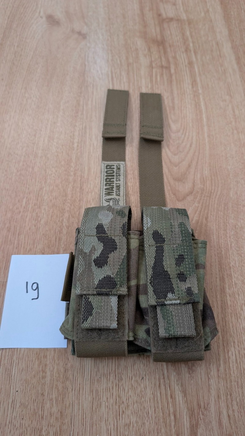 Image 1 for Warrior Assault Systems Double Pistol Mag Pouch - Multicam