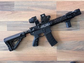 Image 2 for G&G CM16 compleet | Innerbarrel + Hopup Upgrades | 4 Accu's | Travelbag