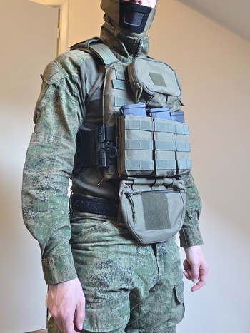 Afbeelding 3 van Ranger green plate carrier met backpack