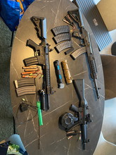 Image for Airsoft collecetie Mp5( G&G TGM A2 ETU), M4(Lancer Tactical), RK74-T(G&G), PW9(Zion Arms)