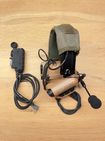 Image 2 for Code Red Miltac Headset + NX Dual PTT Kenwood