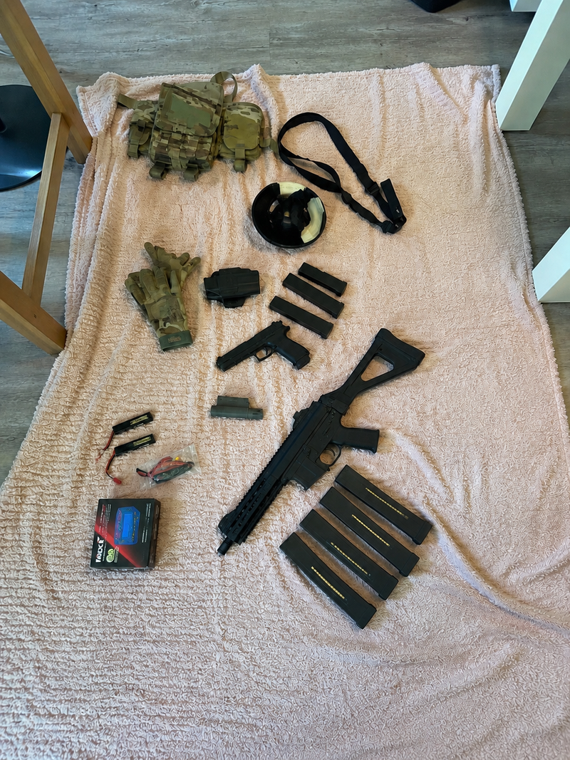 Image 1 for Complete Airsoft Collection - Double Eagle Rookie X, Pit Viper R601 & Accessories