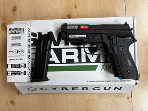 Image for (nieuw) Swiss Arms Navy .40 P229 GBB - Black - Cybergun / Armorer Works + extra mag