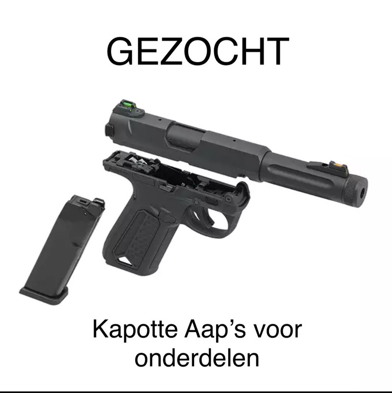 Image 1 pour GEZOCHT kapotte aap-01