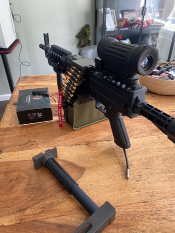 Image 2 for Classic army stoner 96 met Wolverine inferno gen2 Hpa