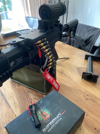 Image 4 for Classic army stoner 96 met Wolverine inferno gen2 Hpa
