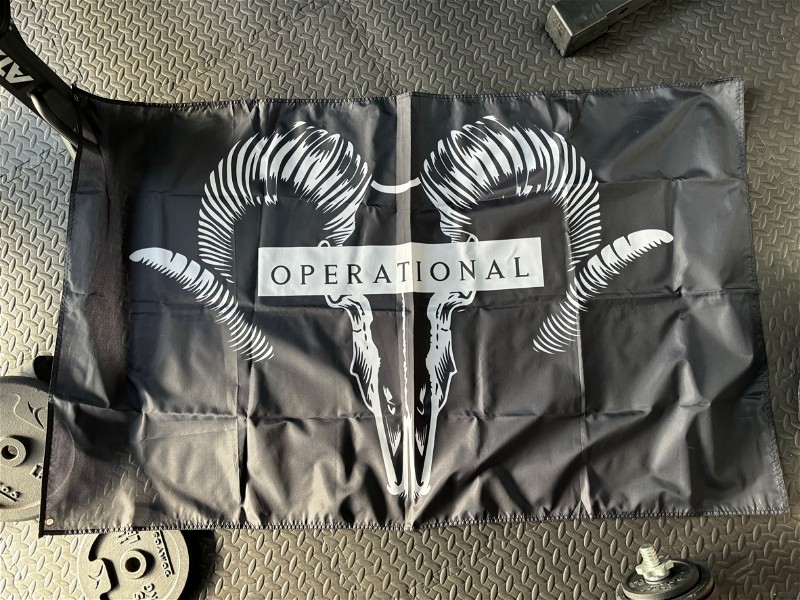 Afbeelding 1 van Goon operational ram skull flag