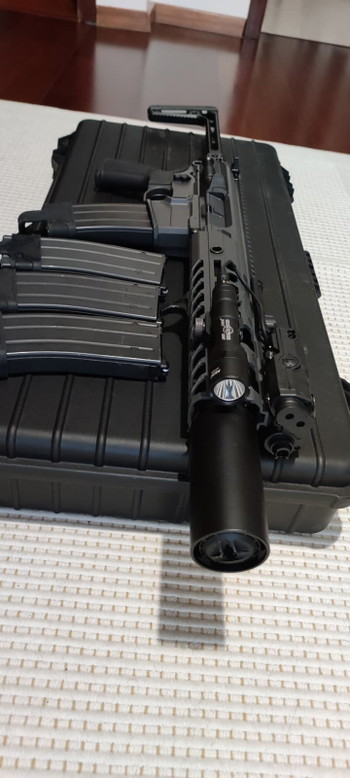 Image 2 pour Salvo Precision MCX Virtus 5.56 MWS 11.5inch Steel Bolt - Grey - V2 GBBR