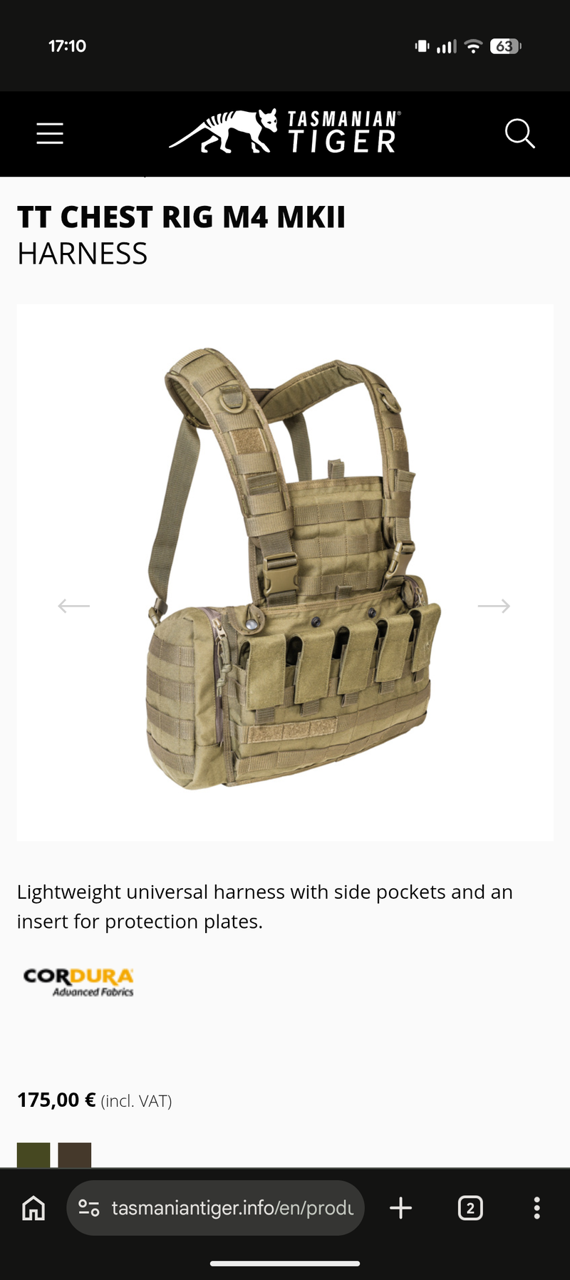 Image 1 for TT Chest Rig M4 MKII